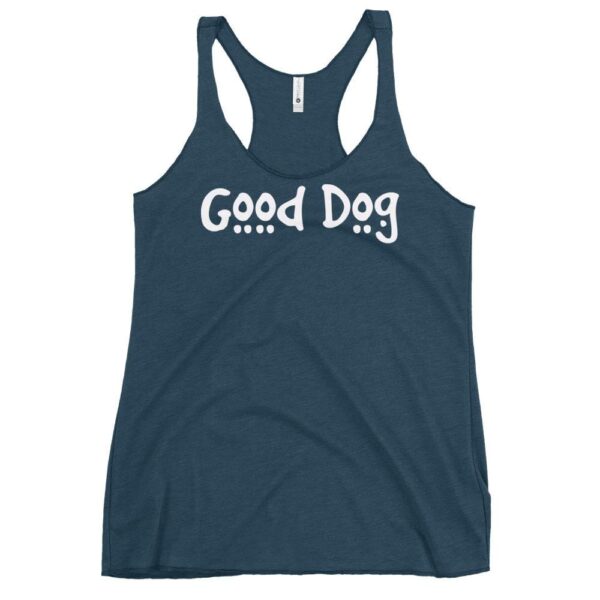 Kinky Cloth Indigo / XS Good Dog White Tank Top