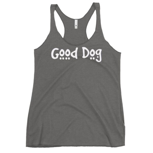 Kinky Cloth Premium Heather / XS Good Dog White Tank Top