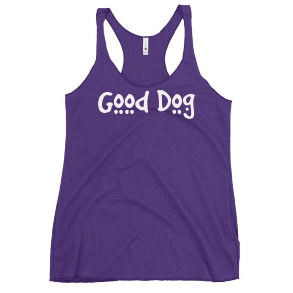 Kinky Cloth Purple Rush / XS Good Dog White Tank Top