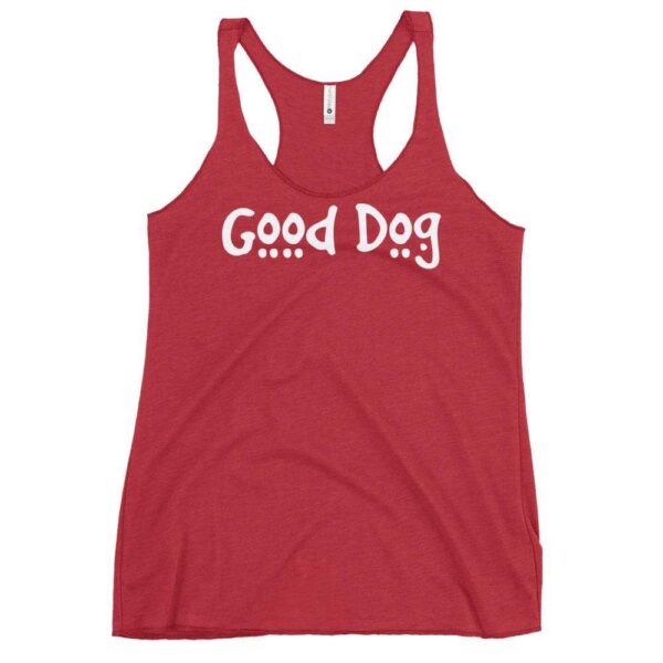 Kinky Cloth Vintage Red / XS Good Dog White Tank Top