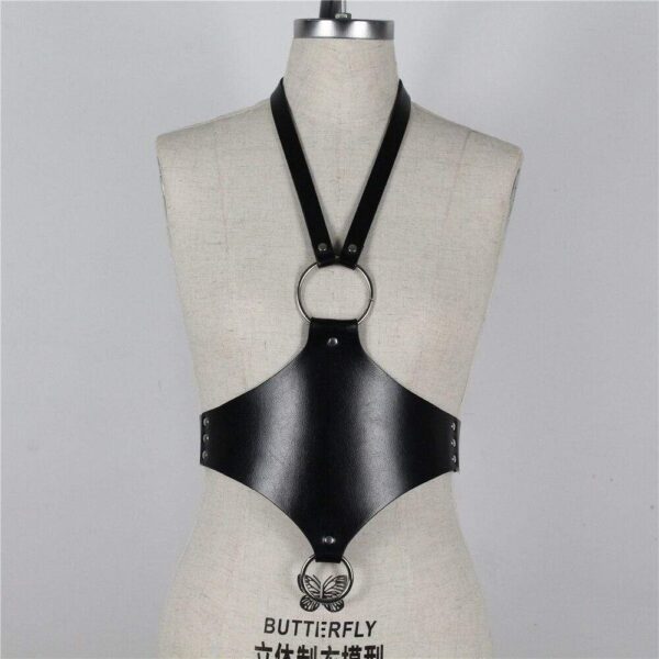 Gothic Collar Bondage Waist Harness | Buy Online | Kinky Cloth