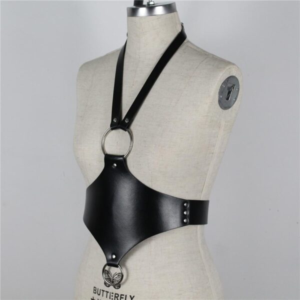 Gothic Collar Bondage Waist Harness | Buy Online | Kinky Cloth