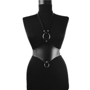 Gothic Collar Bondage Waist Harness | Buy Online | Kinky Cloth