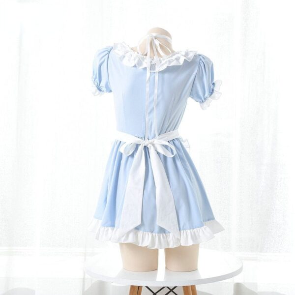 Kinky Cloth Halter Dress Lolita Maid Dress