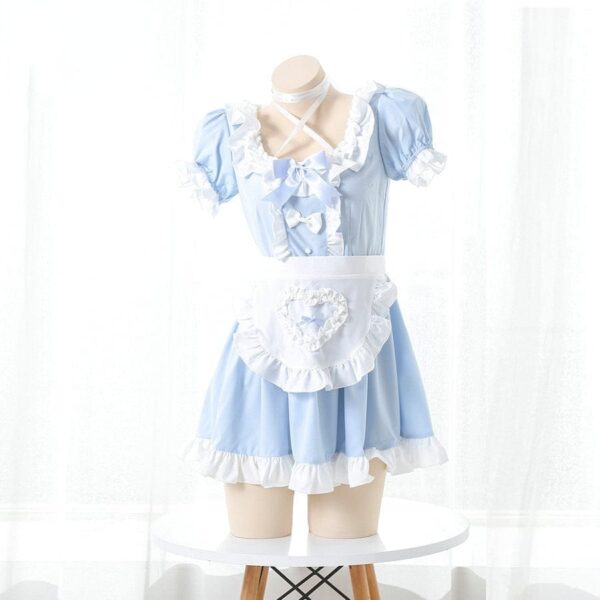 Kinky Cloth Halter Dress Lolita Maid Dress