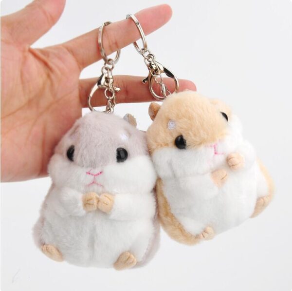 Kinky Cloth Hamster Plush Keychain