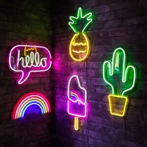 Kinky Cloth Home Hanging Neon Lights