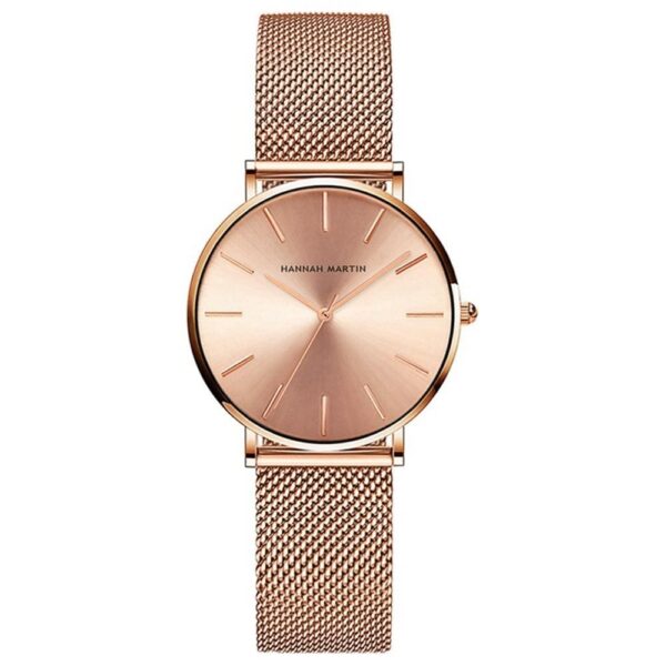 Kinky Cloth 200363144 Rose Gold - Light Pink Hannah Martin Minimalist Mesh Watch