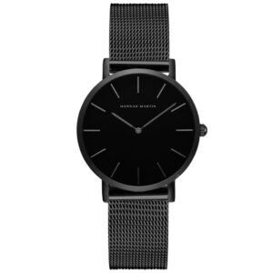 Kinky Cloth 200363144 Black Hannah Martin Simple Mesh Wristwatch