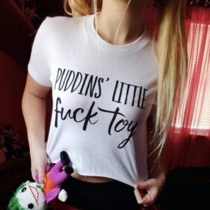 Kinky Cloth Crop Top Harley Quinn Puddin's Little Fuck Toy Top