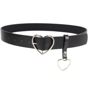 Kinky Cloth 200000298 Heart Buckle Belt