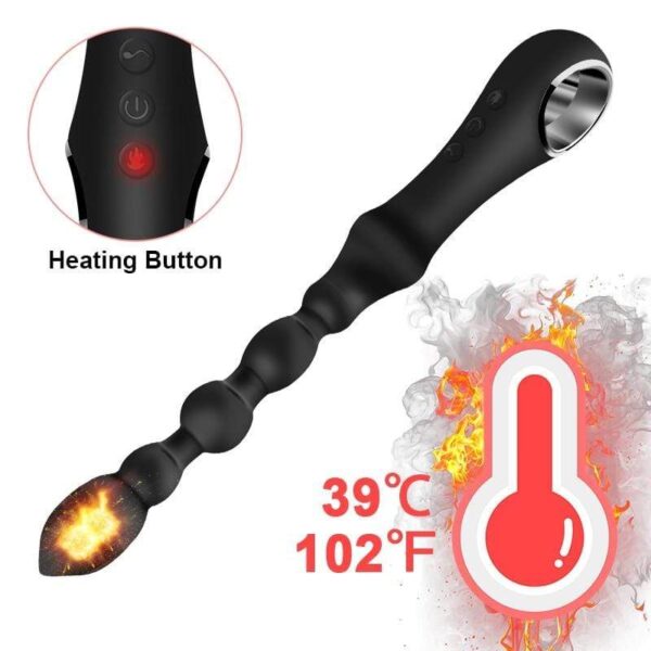 Kinky Cloth 200001516 Heating Butt Vibrator Beads Plug