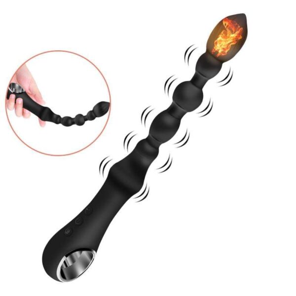 Kinky Cloth 200001516 Heating Butt Vibrator Beads Plug