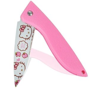 Kinky Cloth knife Pink / Round Hello Kitty Knife