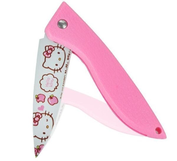 Kinky Cloth knife Pink / Round Hello Kitty Knife