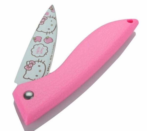 Kinky Cloth knife Pink / Round Hello Kitty Knife