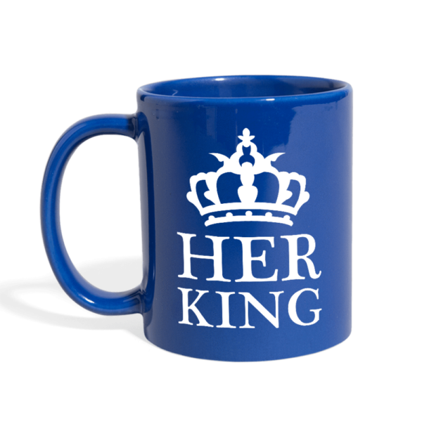 SPOD Full Color Mug Her King Black Mug