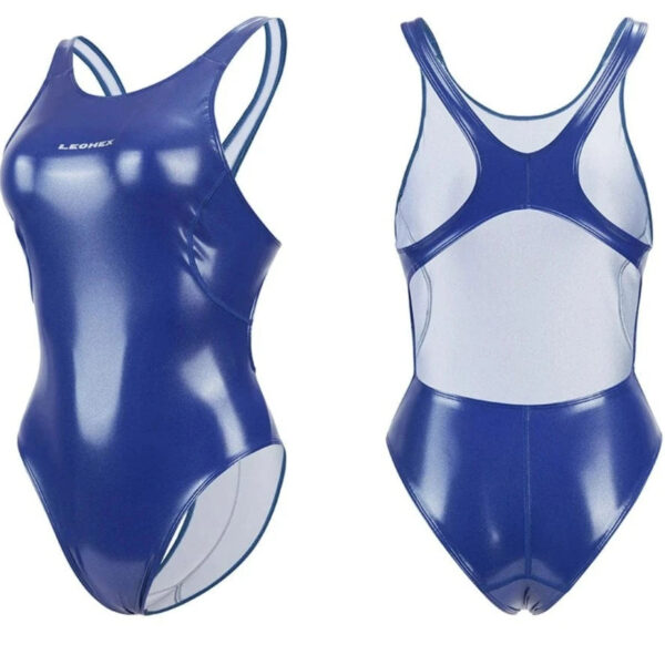 Kinky Cloth Blue / XXL High Cut One Piece Swimwear