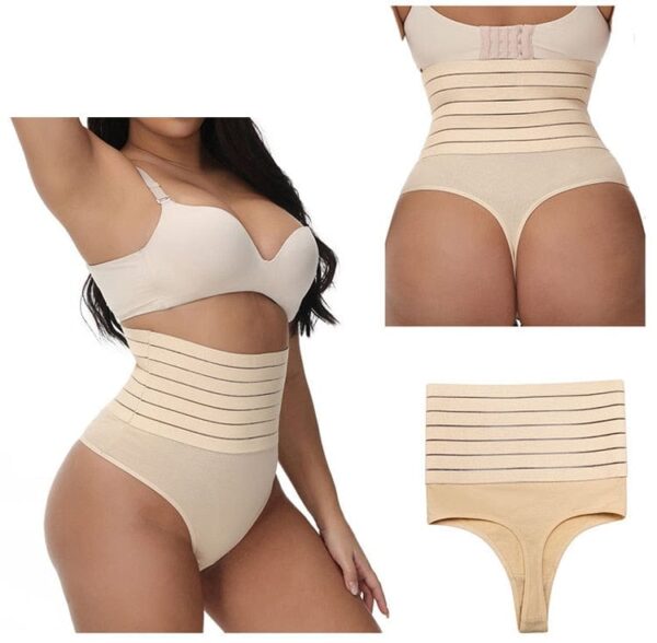 Kinky Cloth High Waist Breathable Shaping Thong