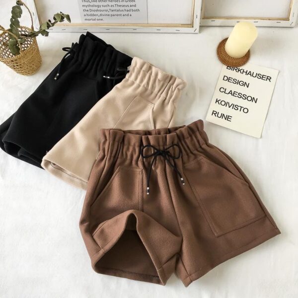 Kinky Cloth High Waist Drawstring Shorts