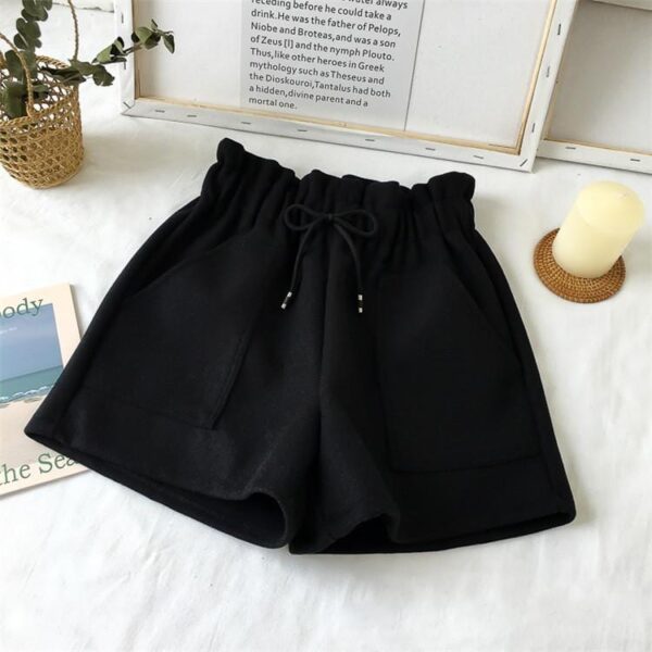 Kinky Cloth High Waist Drawstring Shorts