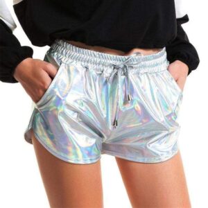 Kinky Cloth Shorts Holographic Shorts