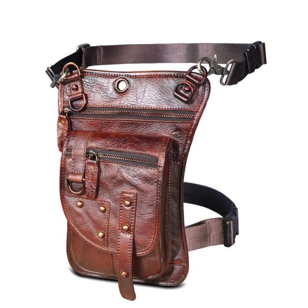 Kinky Cloth 380650 Burgundy 2 Hook Belt Waist Messenger Bag