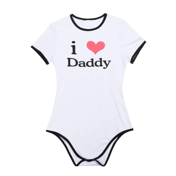 Kinky Cloth Bodysuit I ❤️ Daddy Onesie