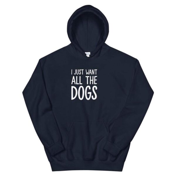 Kinky Cloth Navy / S I Just Want All The Dogs Hoodie