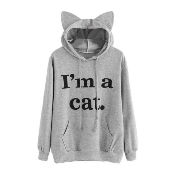 Kinky Cloth Hoodie Gray / XXXL I'm A Cat Hoodie