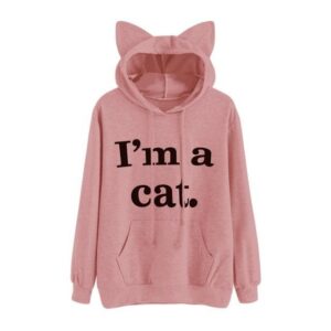 Kinky Cloth Hoodie Pink / XXXL I'm A Cat Hoodie