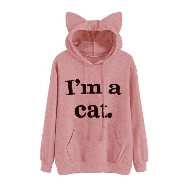 Kinky Cloth Hoodie Pink / XXXL I'm A Cat Hoodie