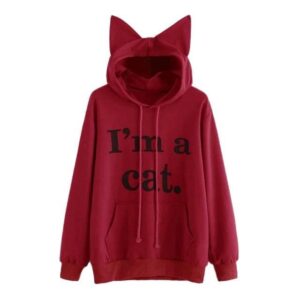 Kinky Cloth Hoodie Red / XXXL I'm A Cat Hoodie