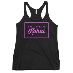 Kinky Cloth Vintage Black / XS I'm Their Kohai Pink Tank Top