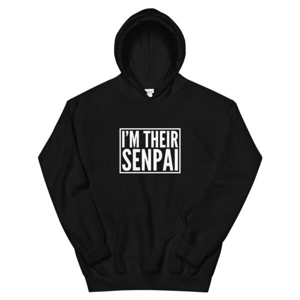 Kinky Cloth Black / S I'm Their Senpai White Hoodie