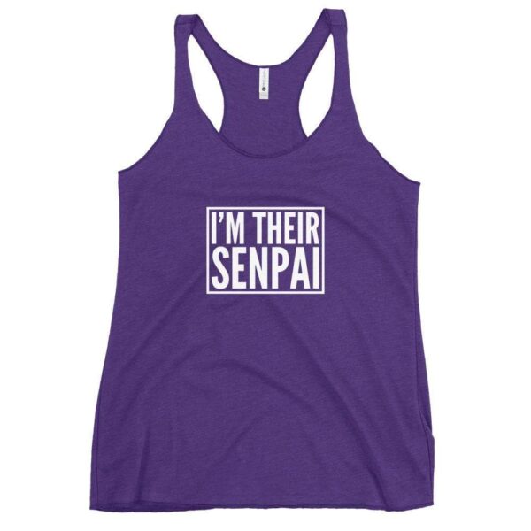 Kinky Cloth Purple Rush / XS I'm Their Senpai White Tank Top