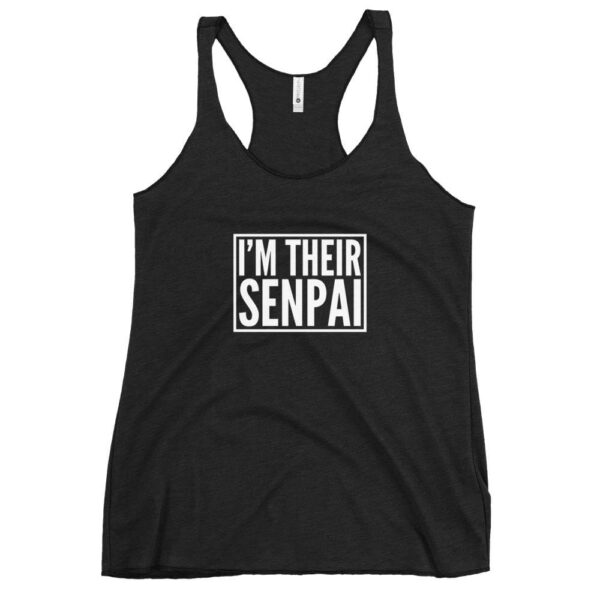 Kinky Cloth Vintage Black / XS I'm Their Senpai White Tank Top