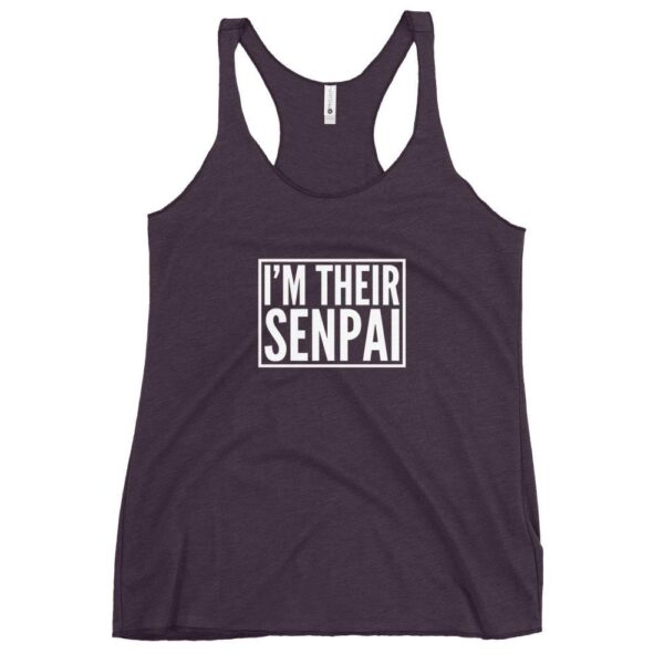 Kinky Cloth Vintage Purple / XS I'm Their Senpai White Tank Top