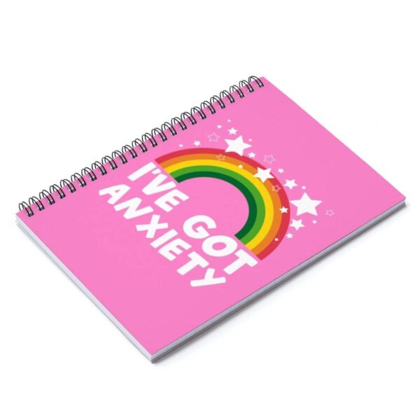 Printify Paper products Spiral Notebook I've Got Anxiety Spiral Notebook