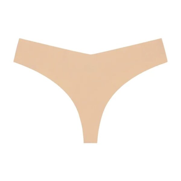 Kinky Cloth Beige / XS Ice Silk Thong  Panties