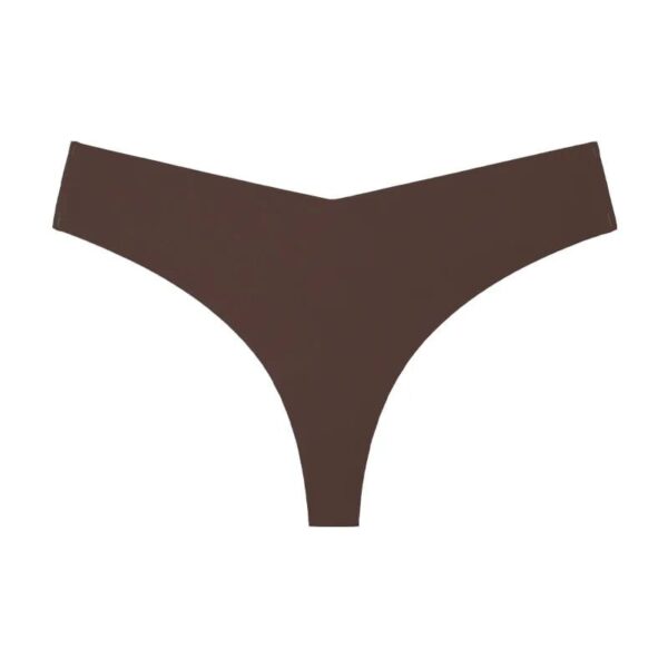 Kinky Cloth Chocolate / XS Ice Silk Thong  Panties