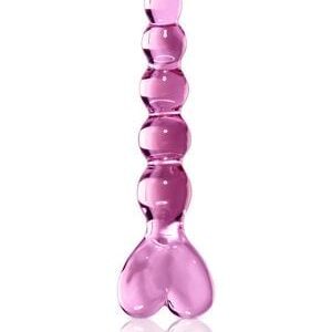 Pipedream Products Dildos Icicles No 43 Pink Glass Beaded Massager