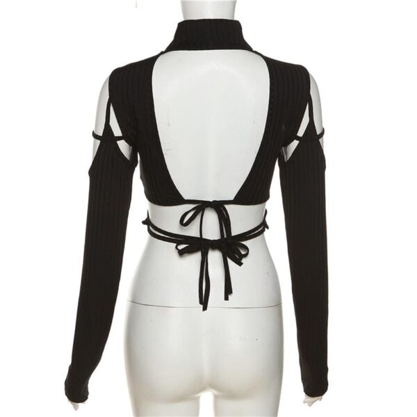 Kinky Cloth Irregular Cut Out Bandage Top