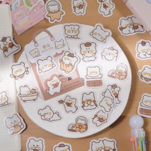 Kinky Cloth Kawaii Animal Box Stickers 40 Pcs/lot