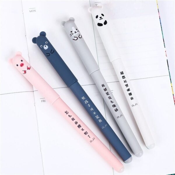 Kinky Cloth Kawaii Animal Gel Pen 4 Pcs/Set