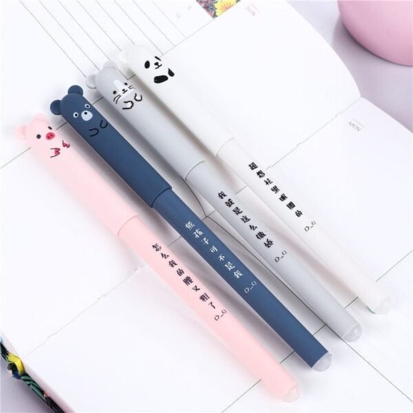 Kinky Cloth Kawaii Animal Gel Pen 4 Pcs/Set