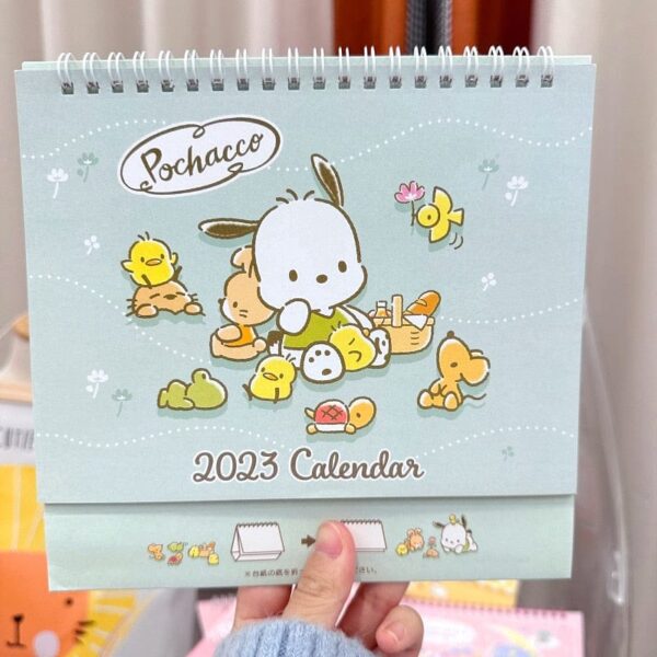 Kinky Cloth Pochacco Kawaii Cartoon Desk Calendar