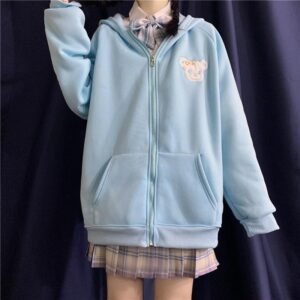 Kinky Cloth 200000348 Kawaii Rabbit Ears Pastel Hoodie