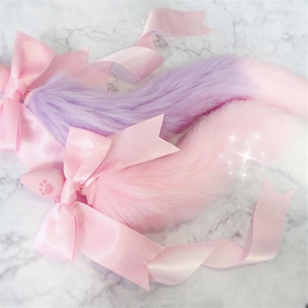 Kinky Cloth 200345142 Kawaii Soft Pastel with Bow Tail