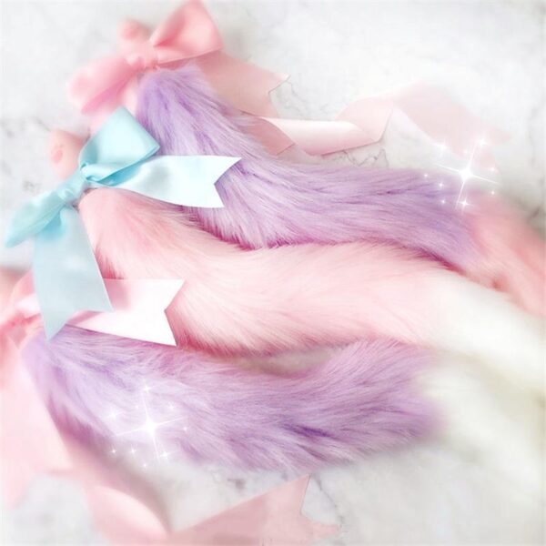 Kinky Cloth 200345142 Kawaii Soft Pastel with Bow Tail